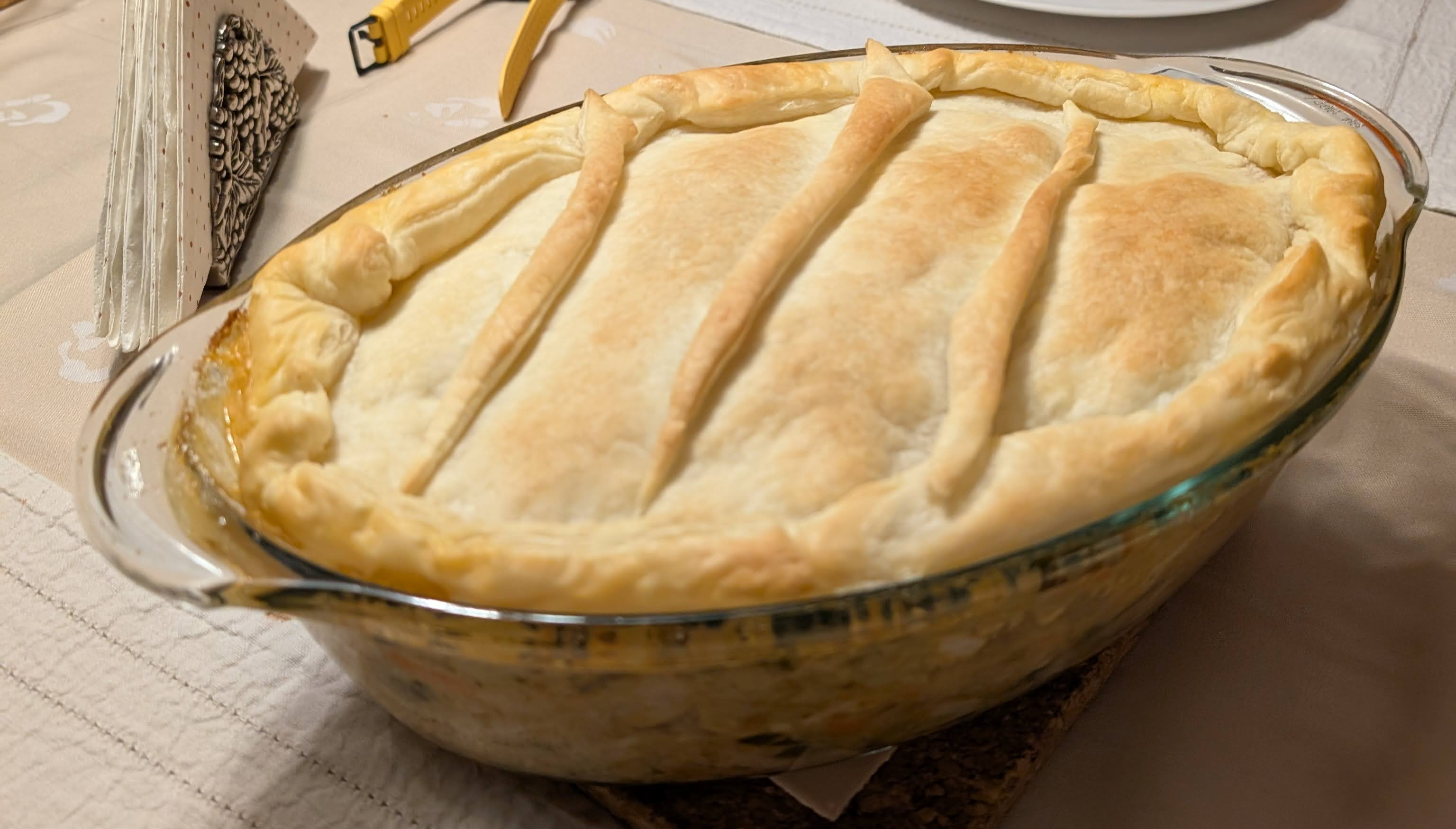 Leek And Chicken Pie